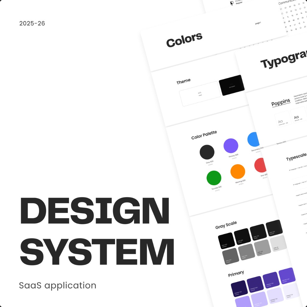 SaaS Design System preview